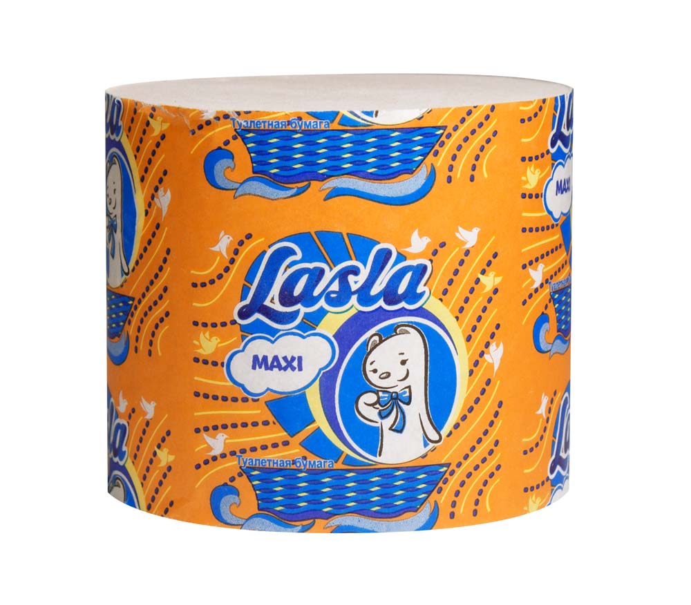 туалетная бумага без втулки купить LASLA MAXI 50 м