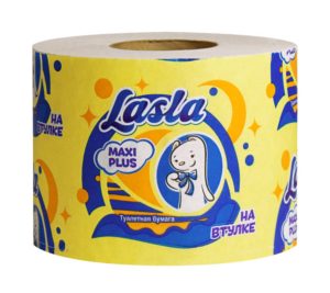 купить туалетную бумагу на втулке LASLA MAXI PLUS